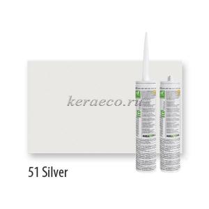Силиконовый Герметик Kerakoll Fugabella Eco Silicone Герметик  310 мл. №51 - SILVER