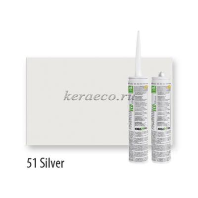 Силиконовый Герметик Kerakoll Fugabella Eco Silicone Герметик  310 мл. №51 - SILVER