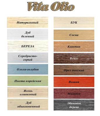 Масло Vita Olio для внутренних работ с твердым воском Бук