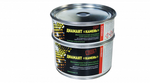 Эпоксидный клей шовный заполнитель «Diamant» Диамант Камень густой  1,5кг Бесцветный