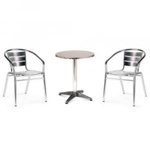 Комплект мебели LFT-3059/T3127-D60 Silver (2+1)
