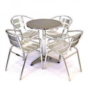 Комплект мебели LFT-3059/T3127-D60 Silver (4+1)