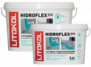 Готовая к применению полимерная эластичная гидроизоляция Litokol Hidroflex EVO