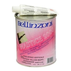 Полиэфирный быстрый клей-мастика 2000 Bellinzoni 01 (белый/густой) 0,75л