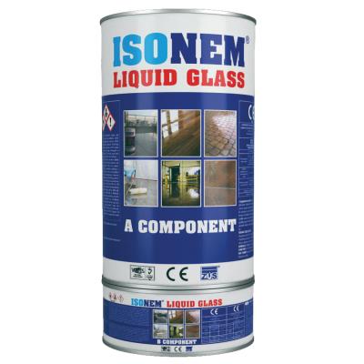 Покрытие для камня и бетона с ярким "мокрым" эффектом LIQUID GLASS от ISONEM 2кг