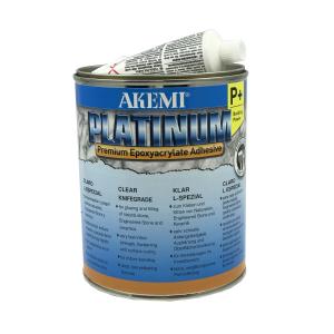 Клей для камня эпоксиакрилатный AKEMI Platinum Premium густой, прозрачно-молочный 0,9 л
