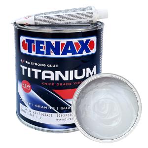 Клей полиэфирный Titanium Neutro (нейтральный / без пигмента) густой 1л / Tenax