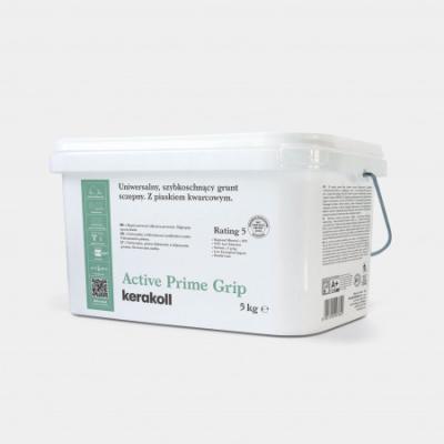 Универсальная быстросохнущая грунтовка с кварцевым песком Active Prime Grip 5кг