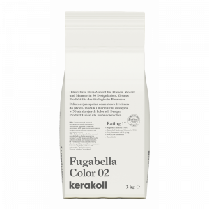 Декоративная полимерная затирка Kerakoll Fugabella Color 0-20 3кг №02