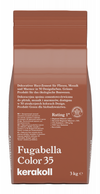 Декоративная полимерная затирка Kerakoll Fugabella Color 0-20 3кг №35