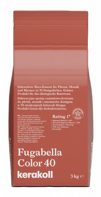 Декоративная полимерная затирка Kerakoll Fugabella Color 0-20 3кг №40